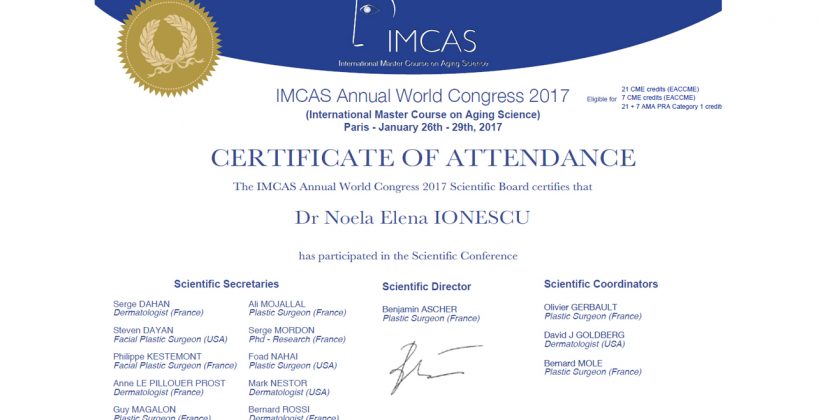 IMCAS ANNUAL WORLD CONGRESS 2017